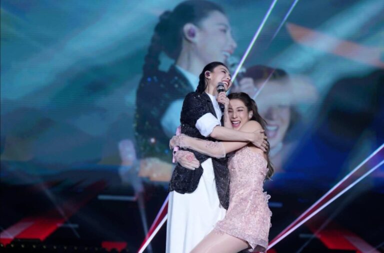 鍾嘉欣生日限定騷 佛山圓夢與張柏芝、曾比特合唱