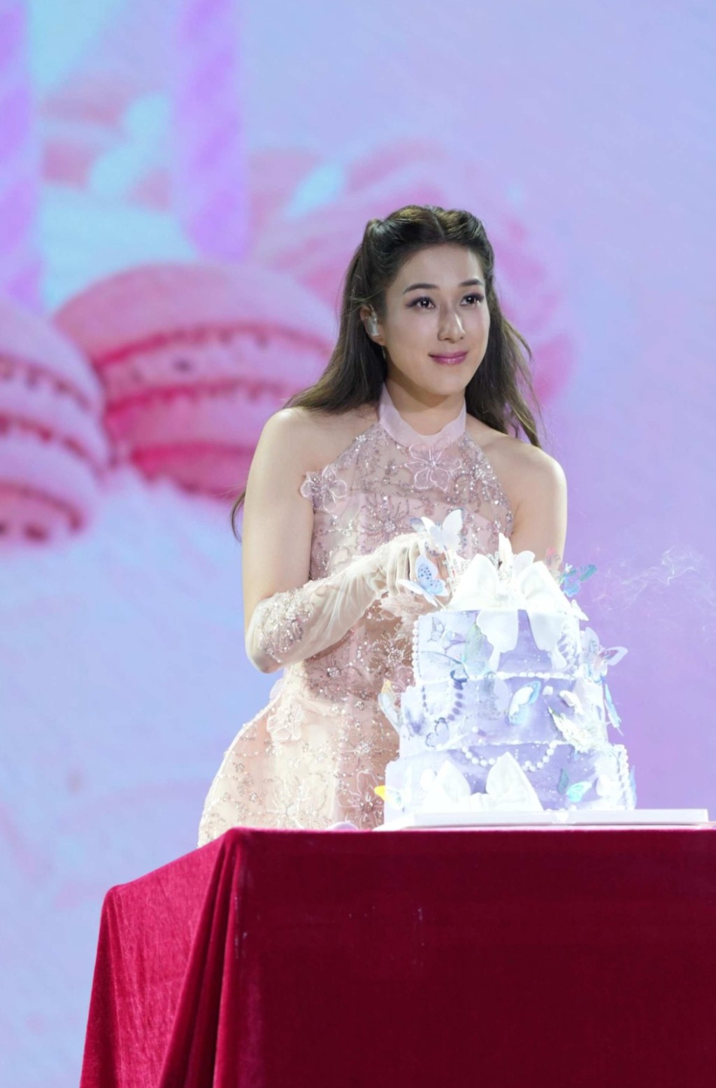 「Remember記得‧鍾嘉欣演唱會」佛山生日場，在嶺南明珠體育館上演。