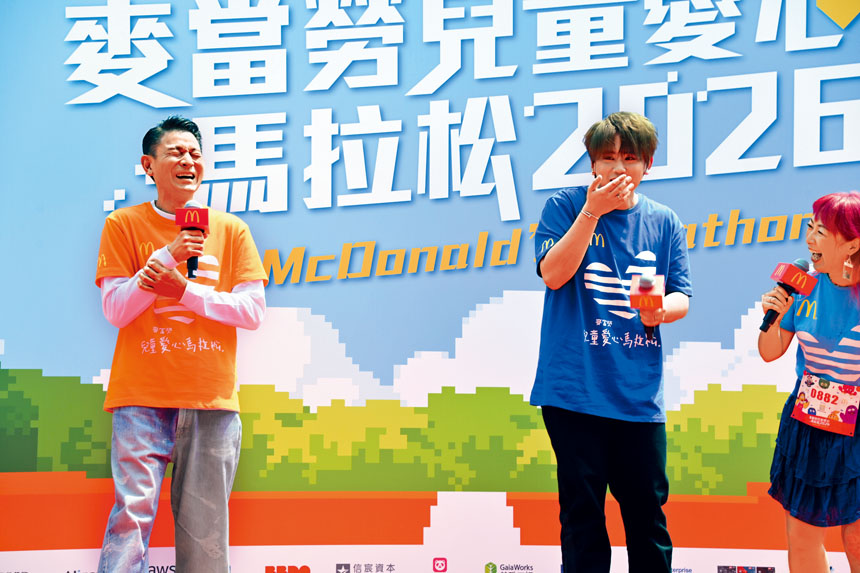 ■華仔表示跟姜濤工作好開心，希望有機會可以再次合作。