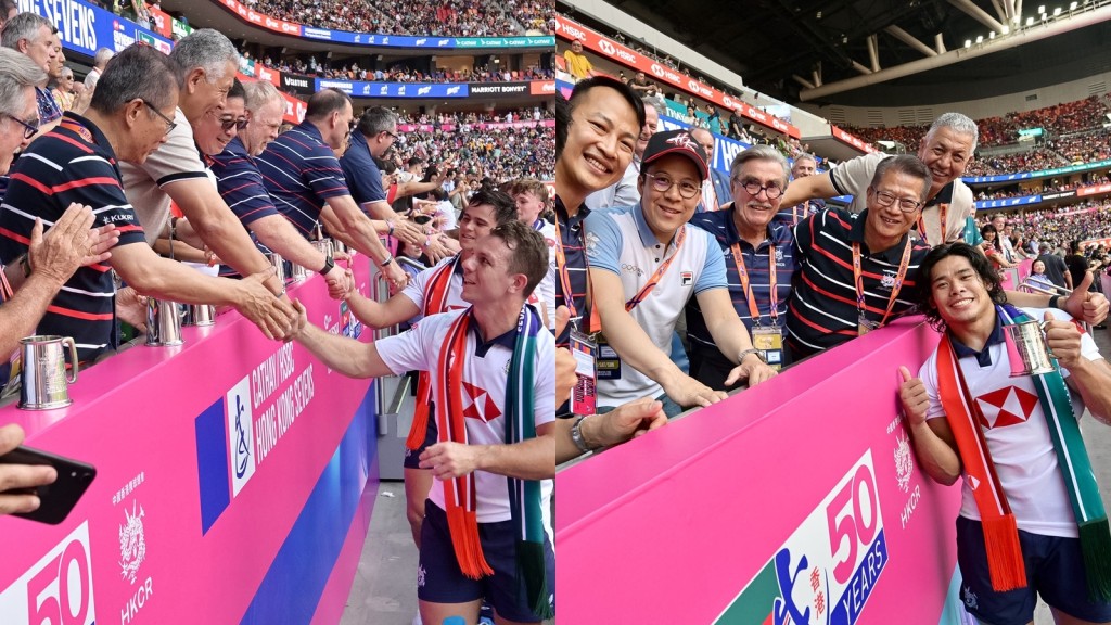 香港七人欖球賽港隊銀劍賽三連霸 陳茂波讚賽事精彩球迷熱情