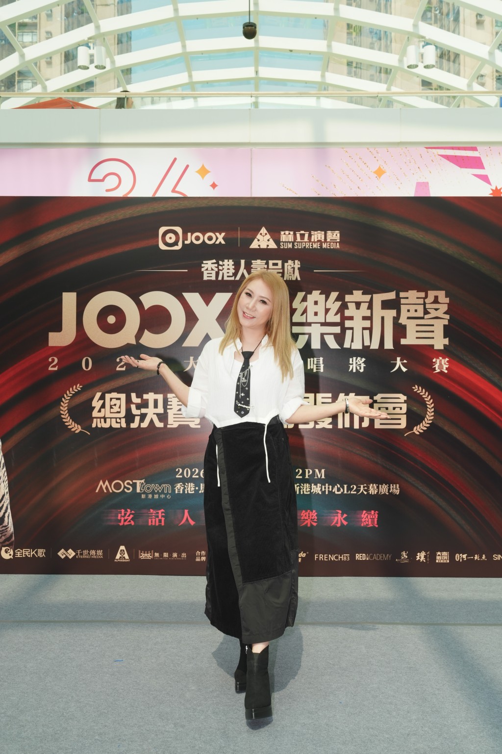 彭家麗提醒參賽者注意休息，確保比賽當日能有最佳狀態。