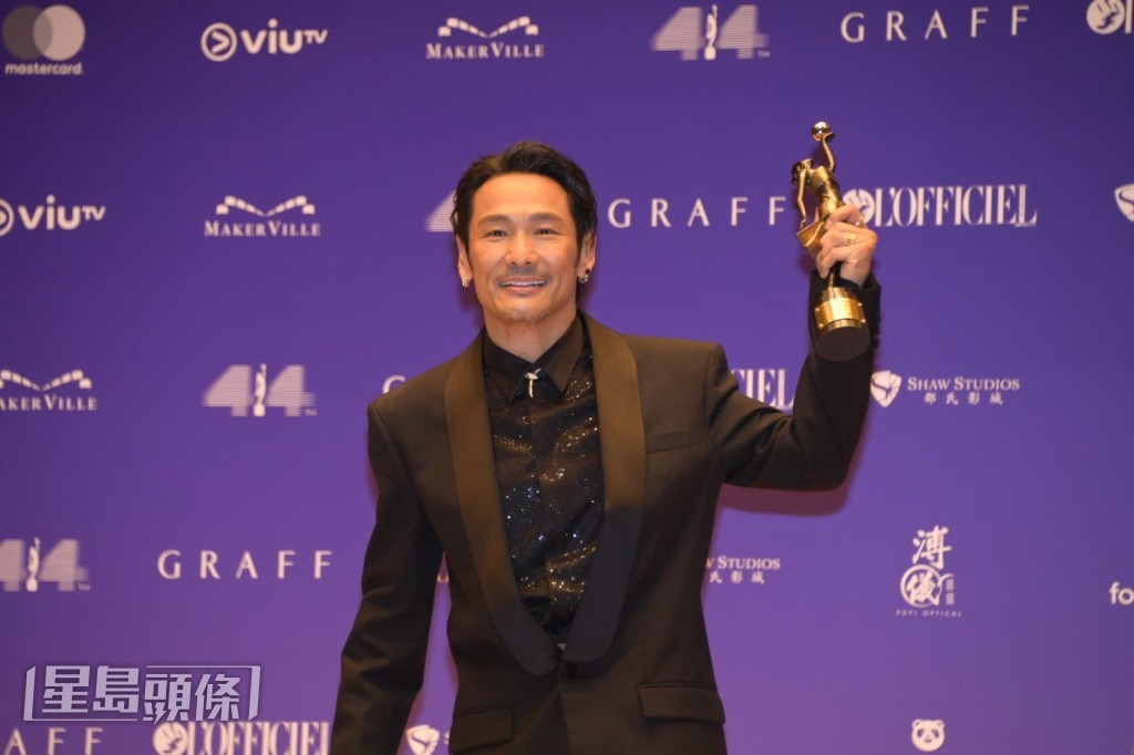 杜德偉在後台表示，入行四十年來，已經很久沒有像這次般緊張。