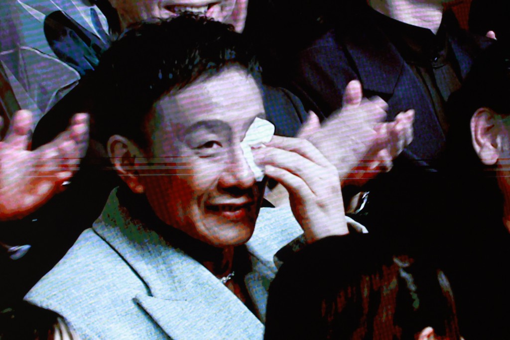 有趣的是，當黃淑蔓感謝父親時，鏡頭卻拍到台下朱栢康感動落淚的畫面。