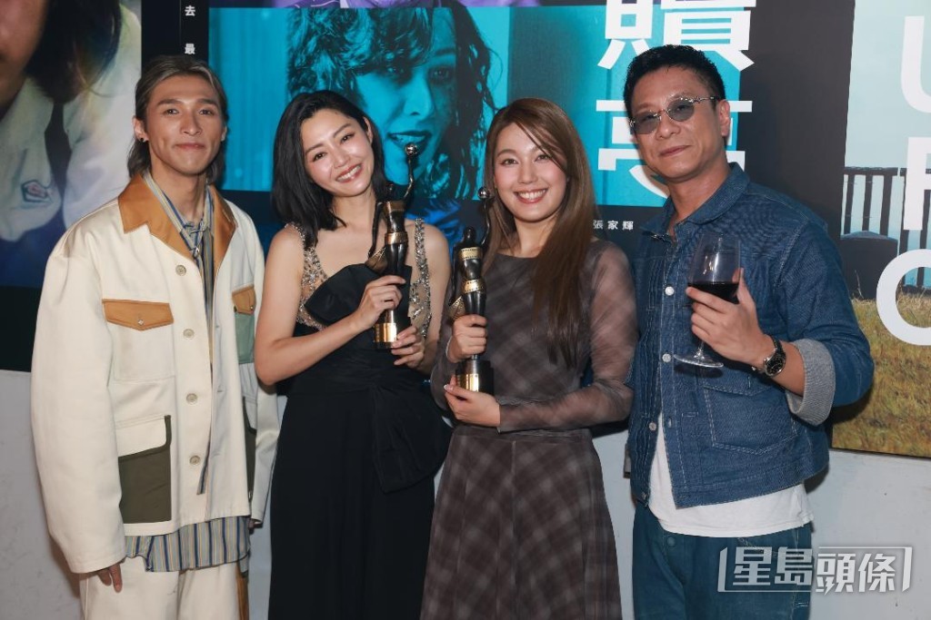 黃又南在慶功宴上，透露了朱栢康台下落淚的原因。