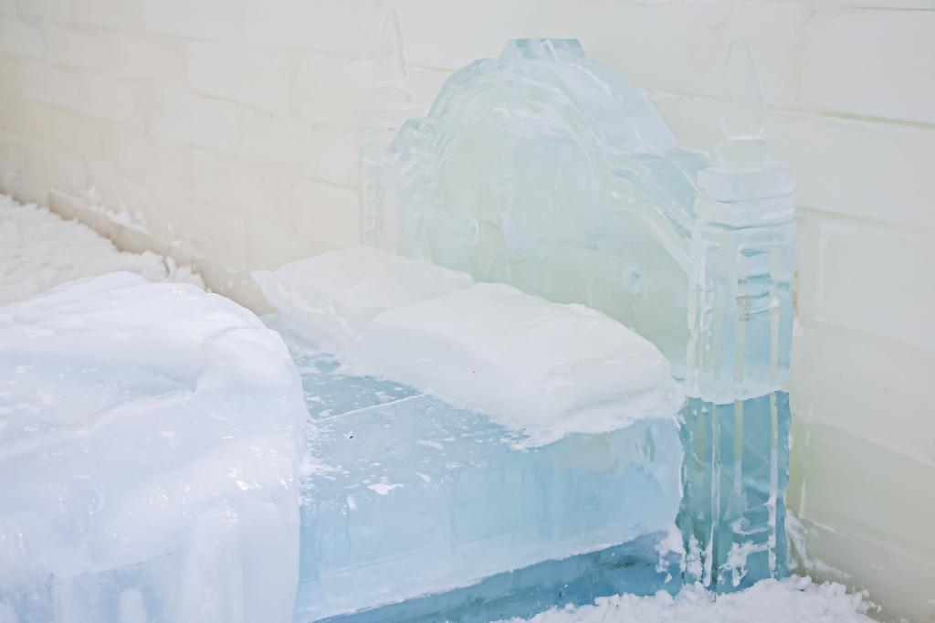 隱藏於秘密空間內的「冰床」，靜靜等待觀衆去發現。