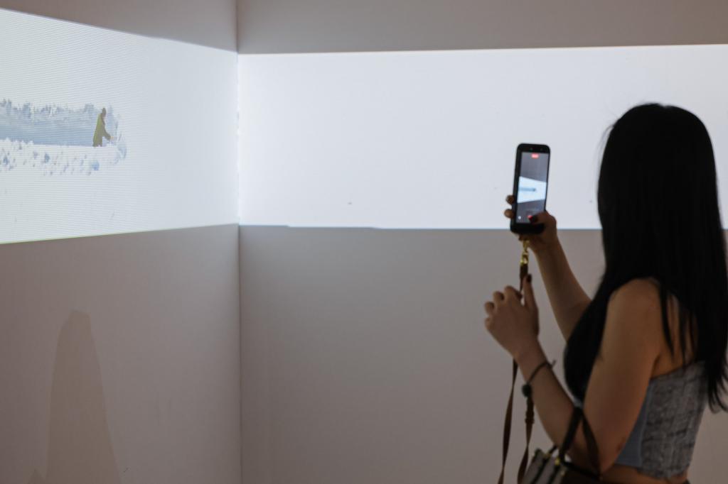 飄雪的冬季景象，對南方人而言總是陌生而又充滿新奇憧憬。