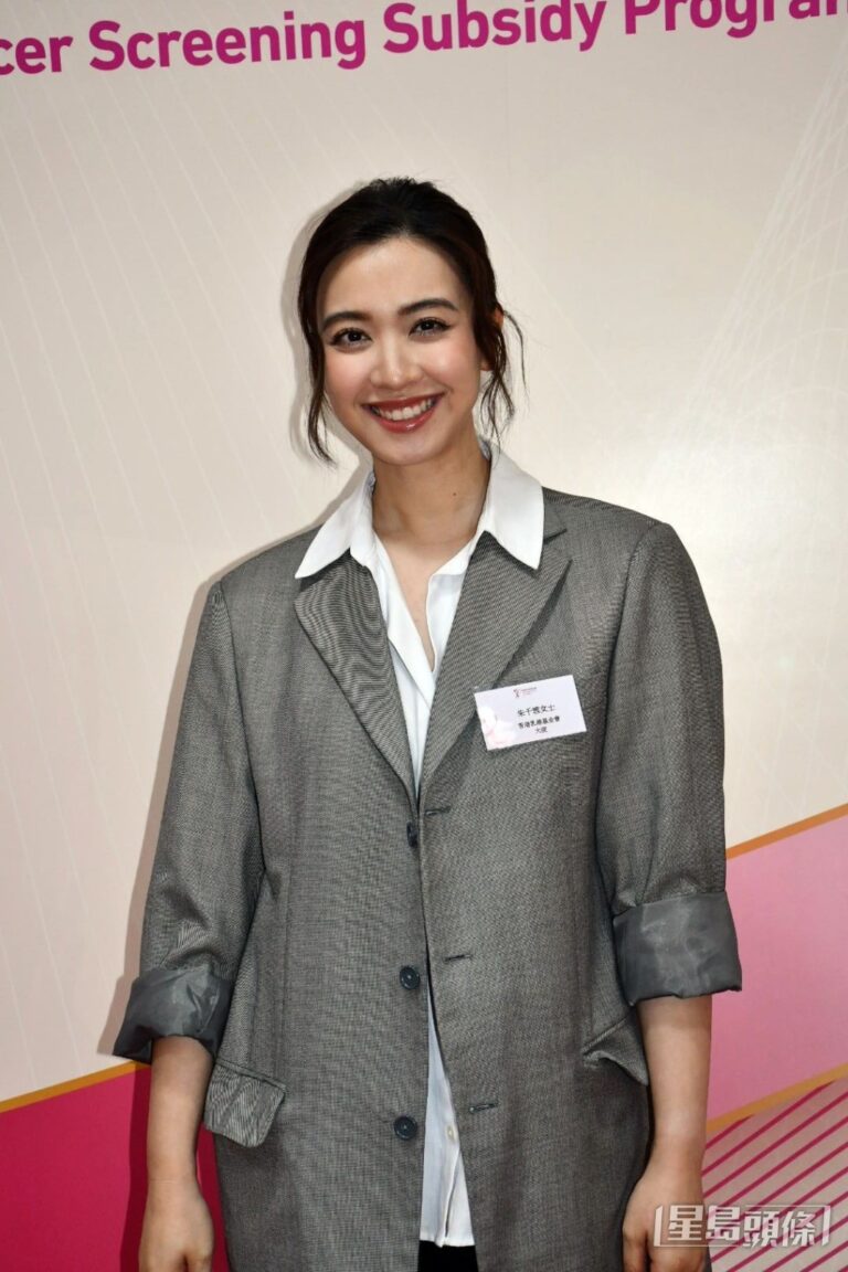 朱千雪談乳癌篩查責任與英語訪問誤會