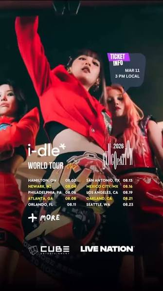 (G)I-DLE北美10站演出全數取消，有指與機票成本上升及黃牛票問題有關。