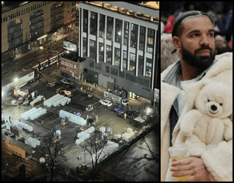 多倫多停車場驚現巨型冰陣 Drake新專輯宣傳玩出新高度