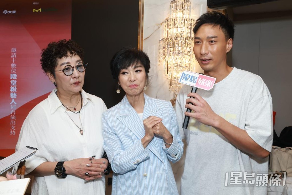 米雪稱讚姨甥徐偉棟的歌藝不錯。