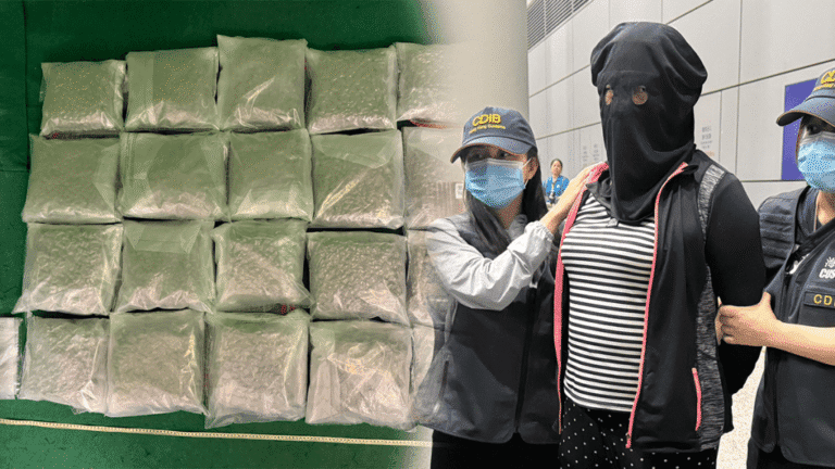 泰國抵港女旅客行李藏10公斤大麻花 市值約200萬 明提堂
