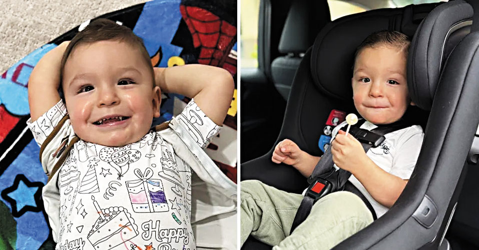 受害男童「小寶寶賈克森」（Baby Jaxon）。資料圖片/家屬提供