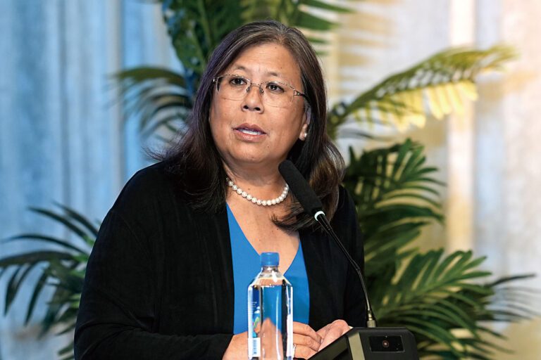 前州主計長余淑婷退出州長選舉。美聯社資料圖