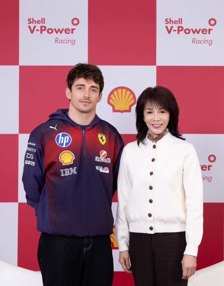 Do姐上海親探F1賽場 法拉利車手Charles Leclerc學講廣東話