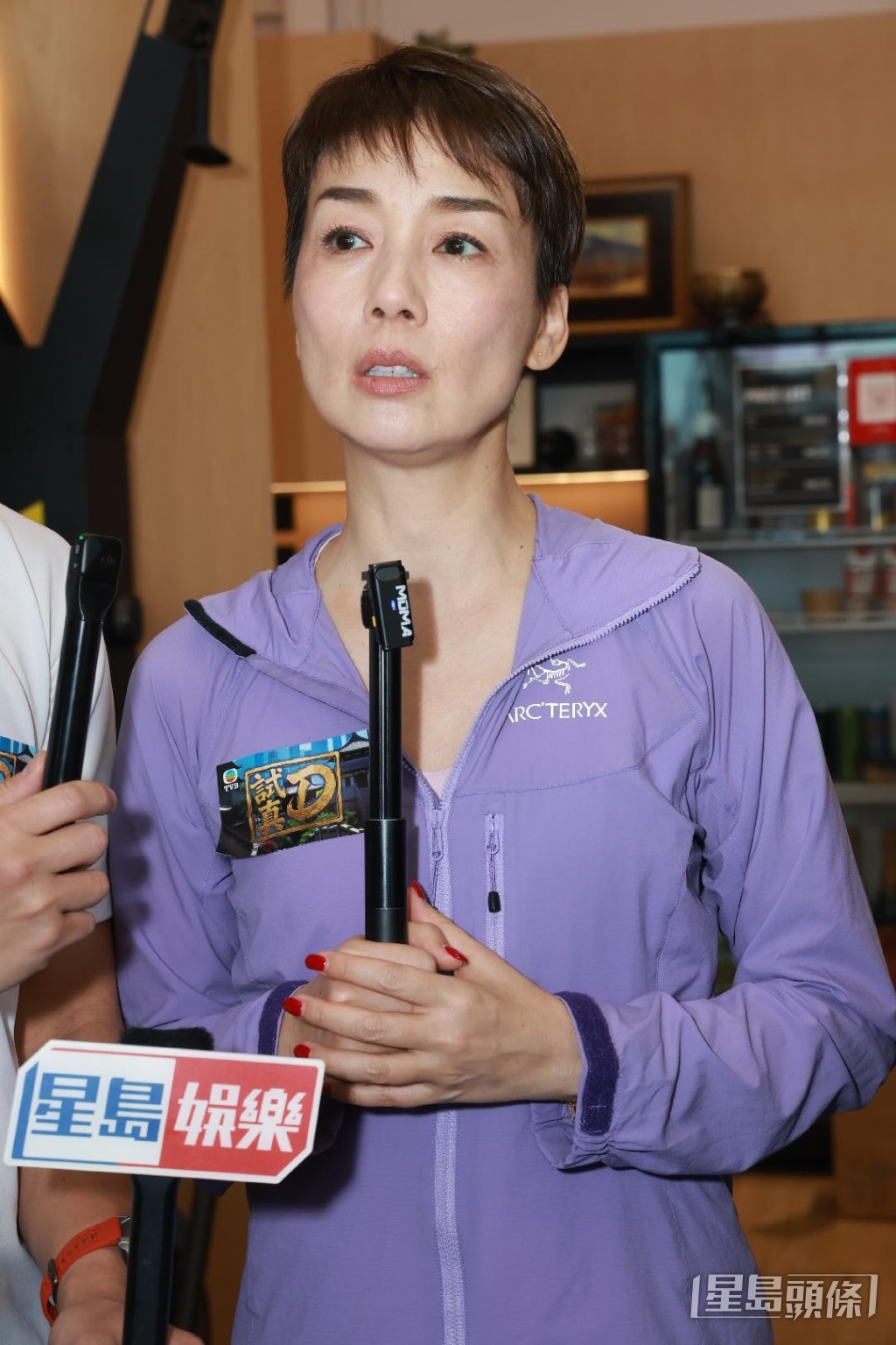 江美儀回應節目中「灰甲海鮮」評論受網民關注。