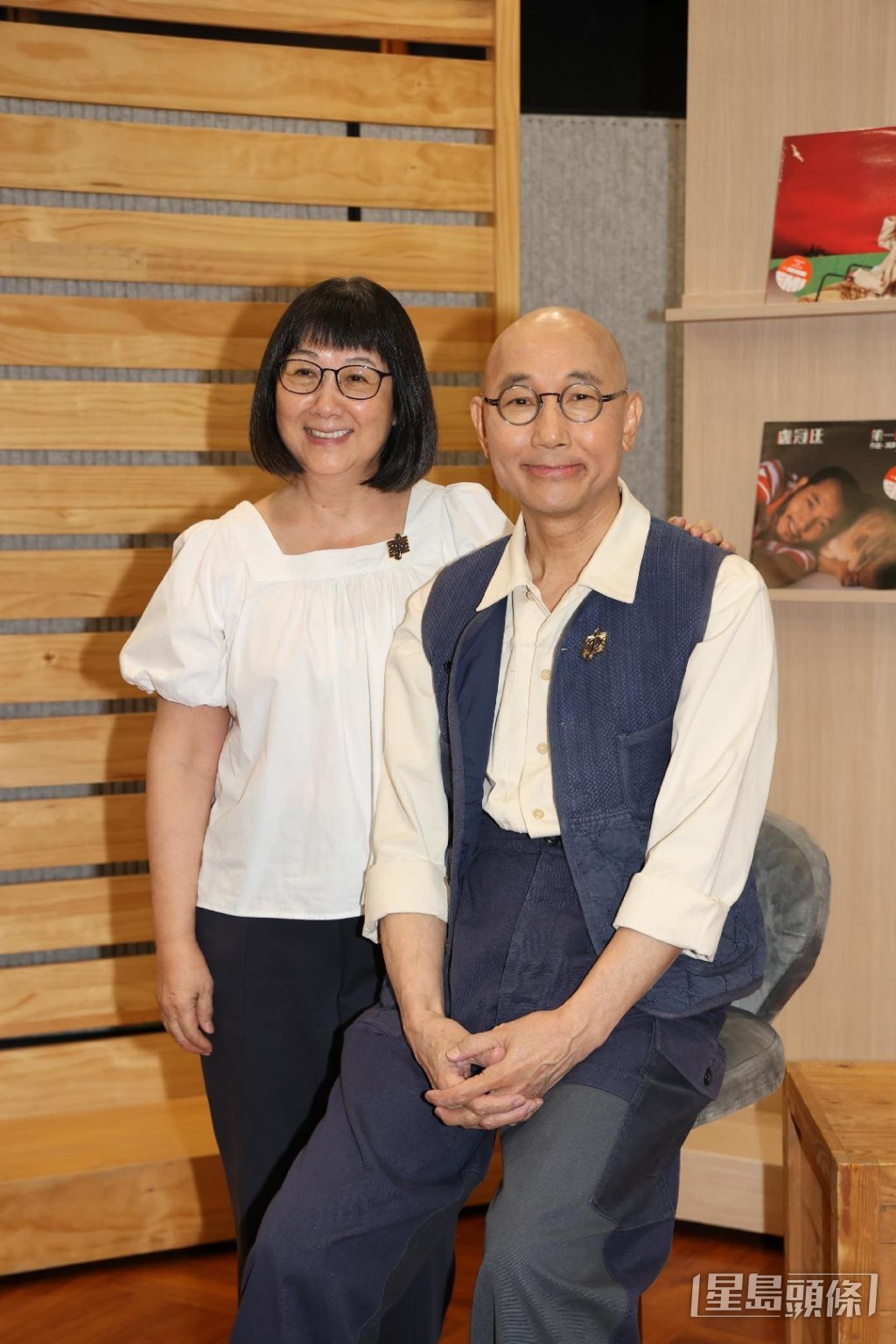 盧冠廷與太太唐書琛享受簡單快樂，在家中共餐、相視而笑已感滿足。