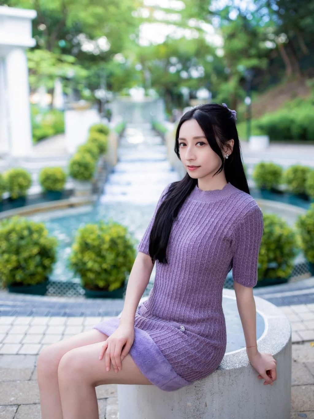 網民留言讚賞龔嘉欣狀態良好。