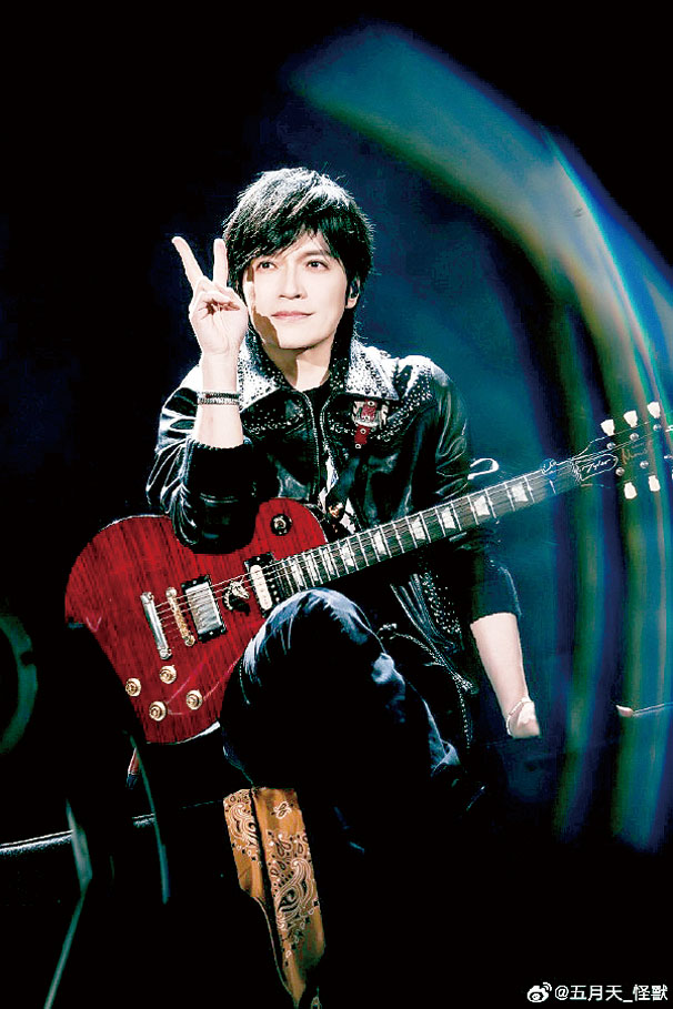 五月天怪獸驚喜宣布再度升格當爸。網上圖片