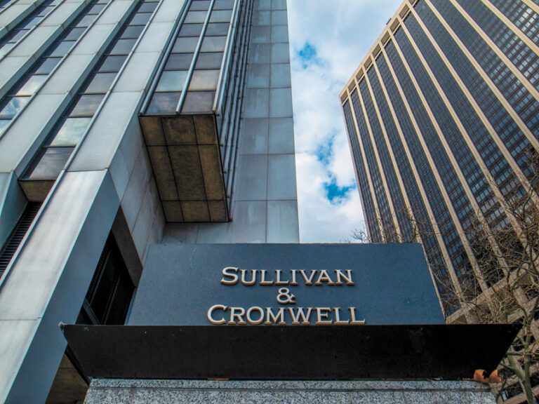 Sullivan & Cromwell目前正代表特朗普總統處理多宗上訴案。 John Taggart/紐約時報