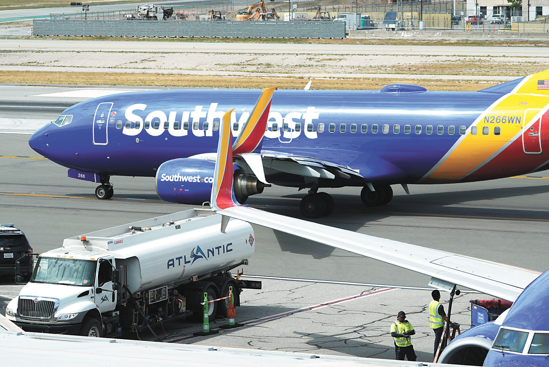 西南航空客機（非當事客機）。美聯社檔案照片
