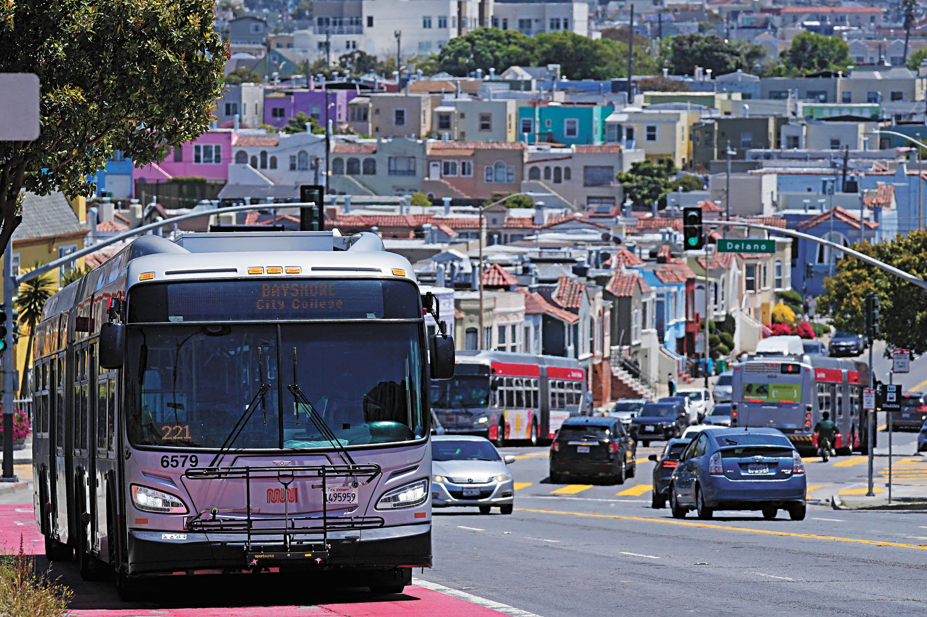 三藩市交通局董事會通過為期兩年的財政預算案。美聯社資料圖片