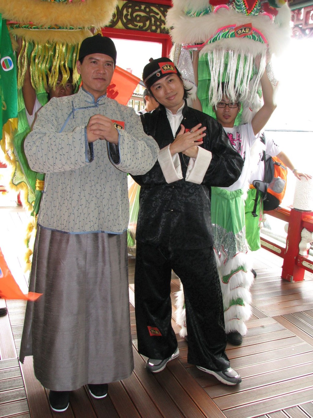 林嘉華在TVB台慶劇《奸人堅》中與黃子華合作，憑黃飛鴻一角提名「我最喜愛的電視男角色」。