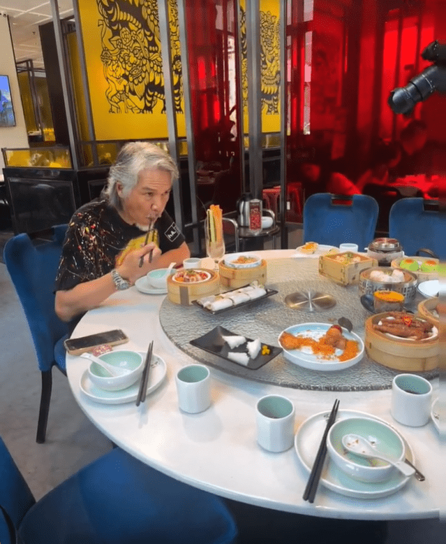 林嘉華分享保養心得，指自己習慣少食多餐，每餐只吃七成飽。