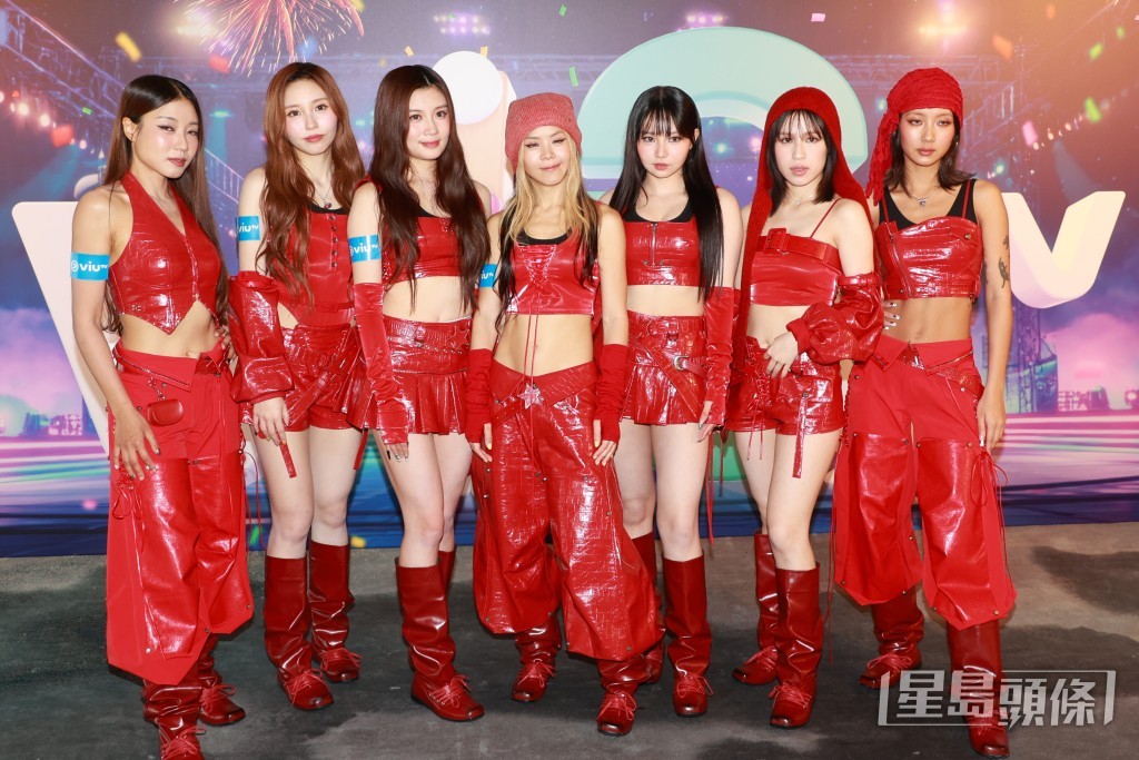 COLLAR全員出席ViuTV十周年慶祝活動。