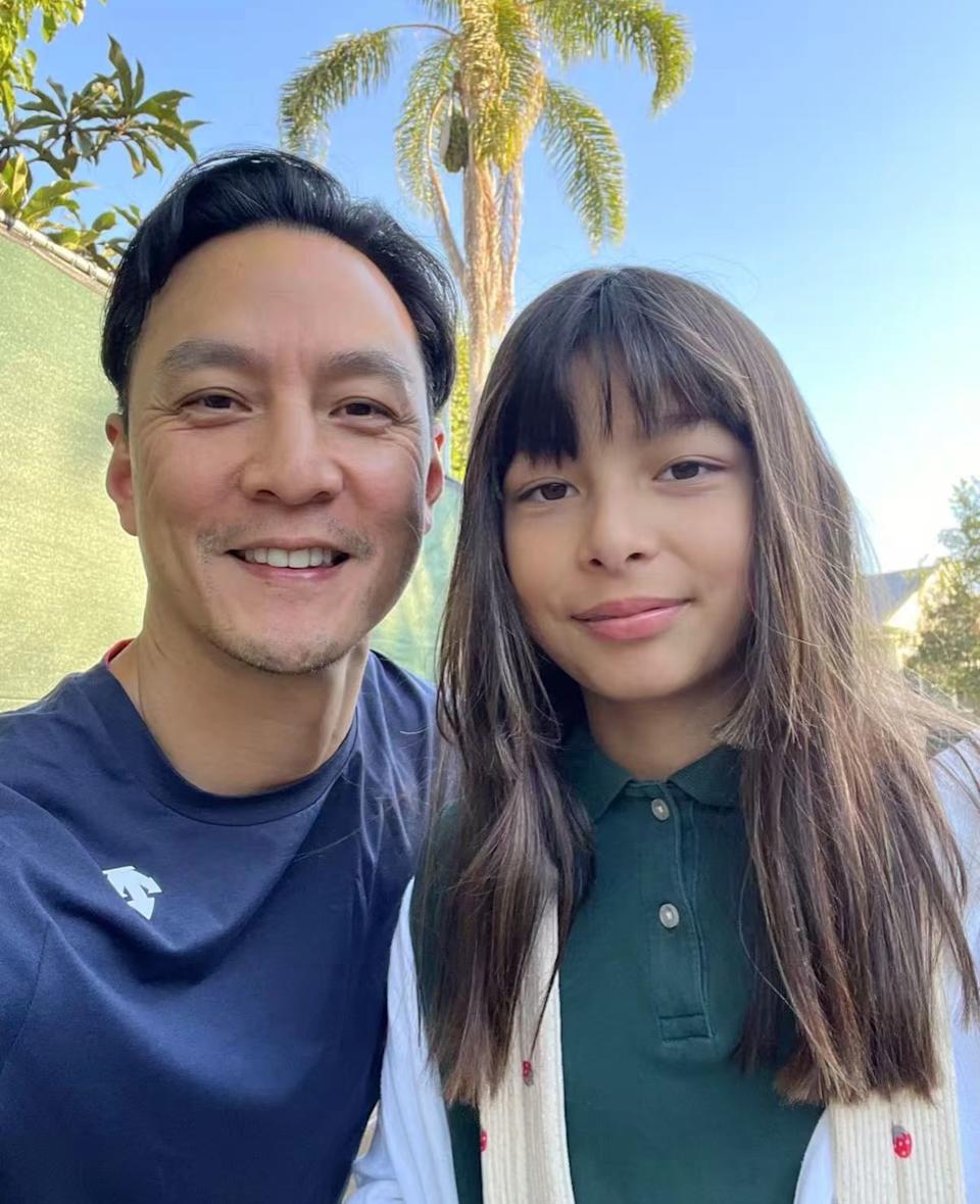 吳彥祖與女兒關係融洽。