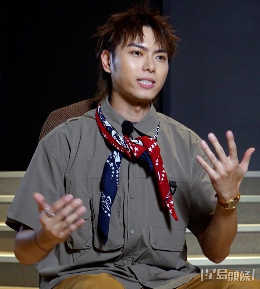 193郭嘉駿未有跟隨隊友一同出席慶祝公司周年的場合。