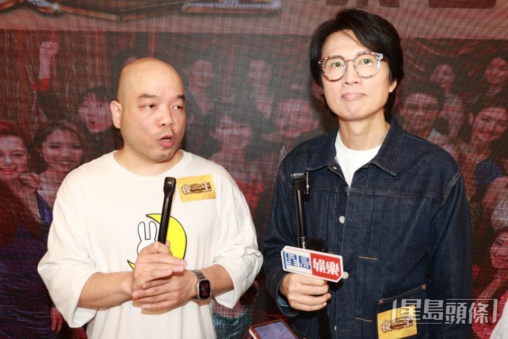 吳煒倫與黃子華均對《夜王》的優秀票房感到欣喜。