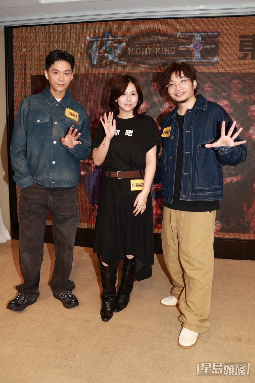 楊偲泳與何啟華及小野（盧鎮業）在拍攝中相當合拍。