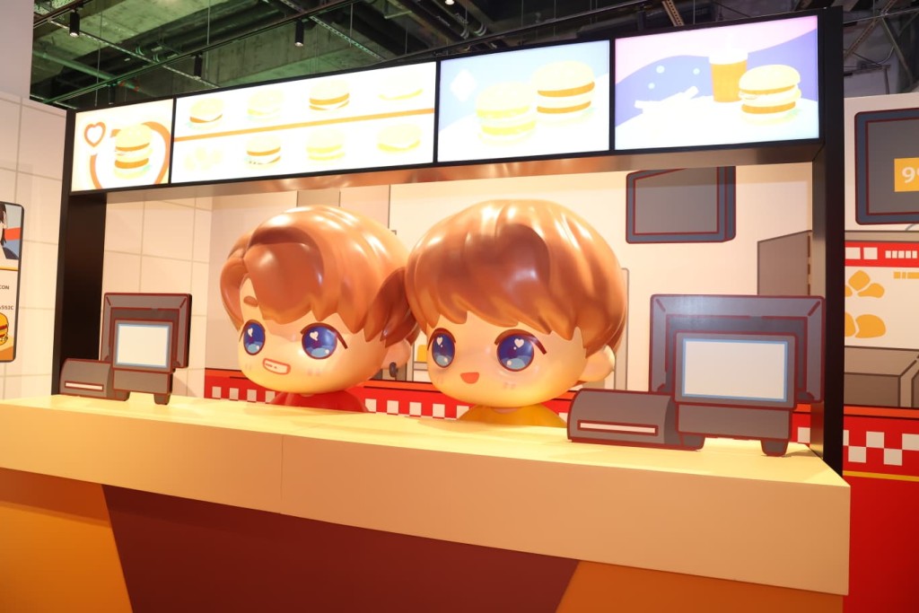 展覽另一部分將《The Mini Keung Show》動畫實體化。