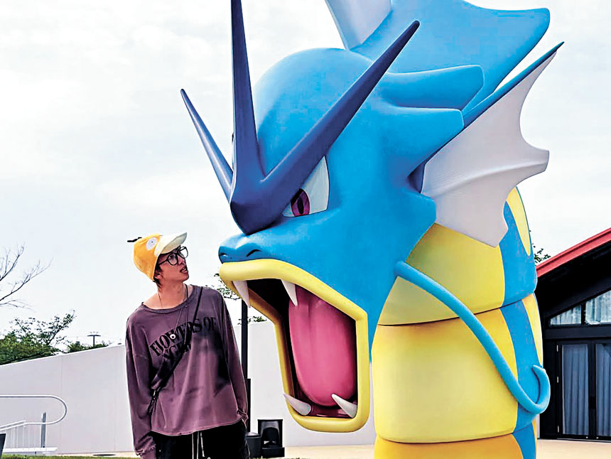 RM在日本期間去了主題樂園。