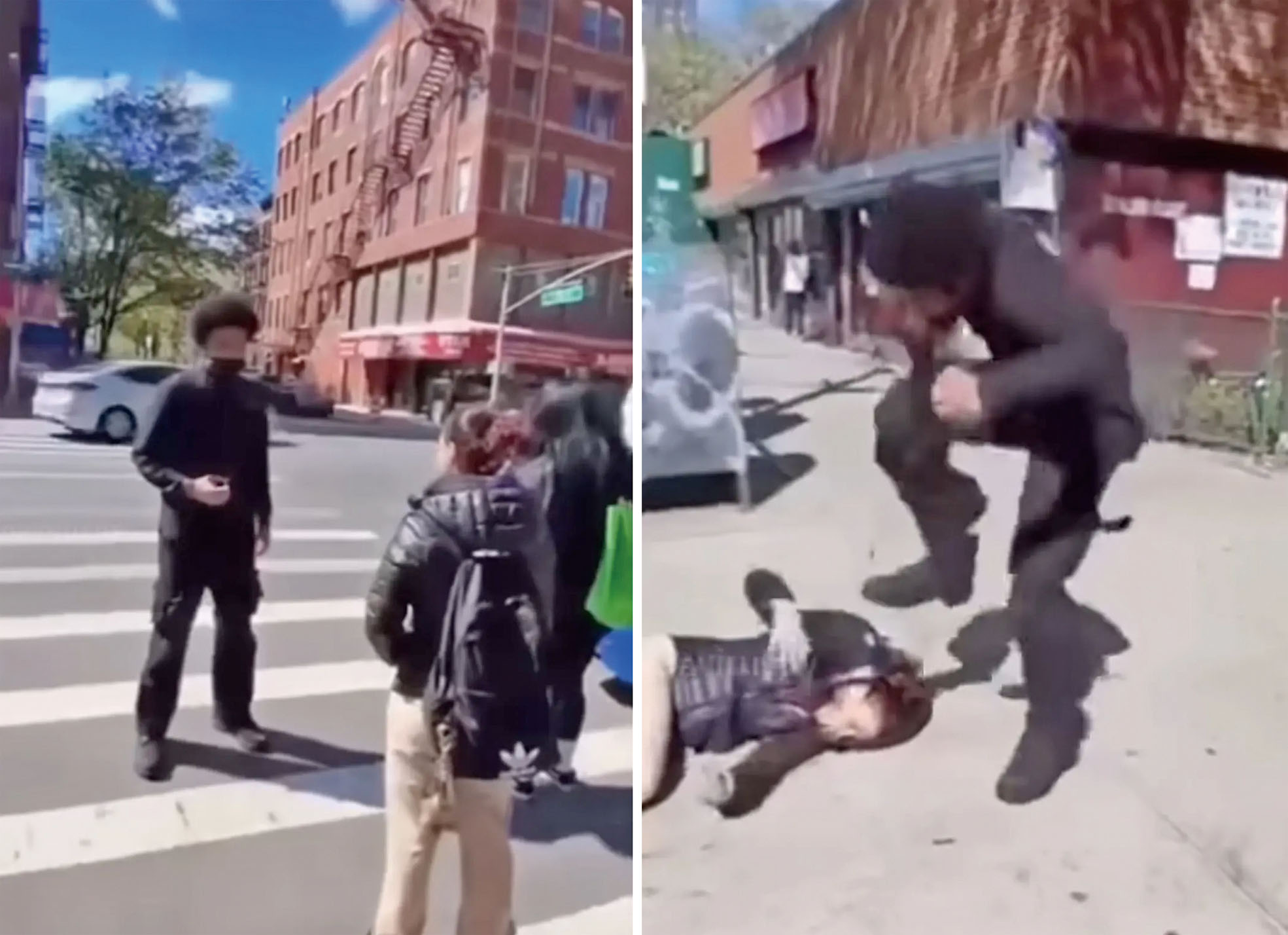 少女在放學途中，遭到男同學殘暴抱起摔下並猛力踩踏頭部。Coronavirusny Instagram圖片