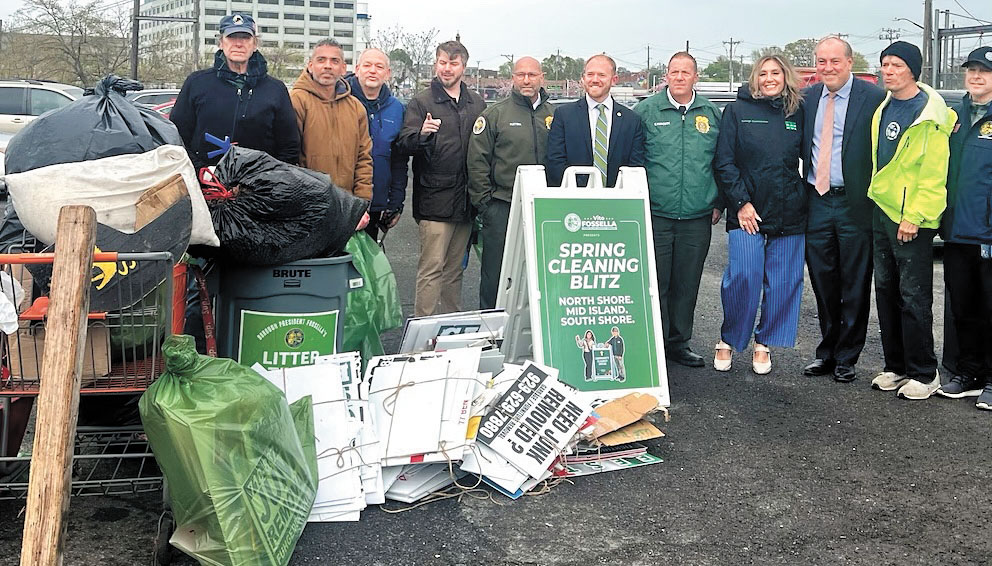 史島區長宣佈春季大掃除計劃。