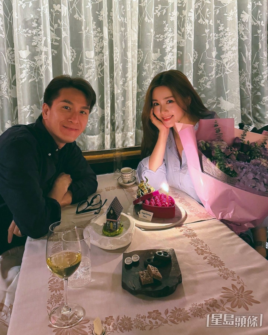 馬國明與太太湯洛雯感情甜蜜，展現寵妻一面。