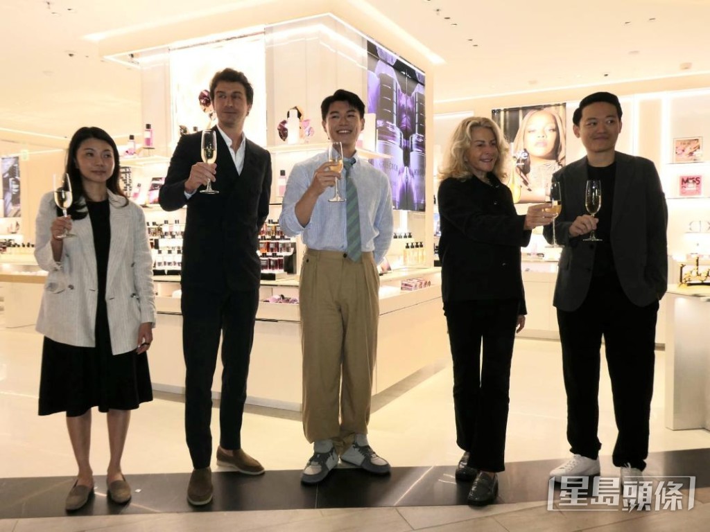 柯煒林今日出席品牌活動。