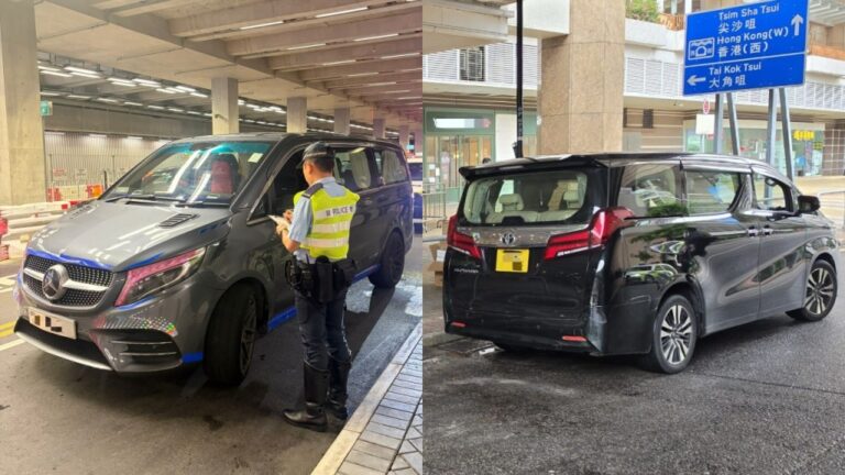 西九龍警區打擊白牌車 旺角油麻地拘兩司機