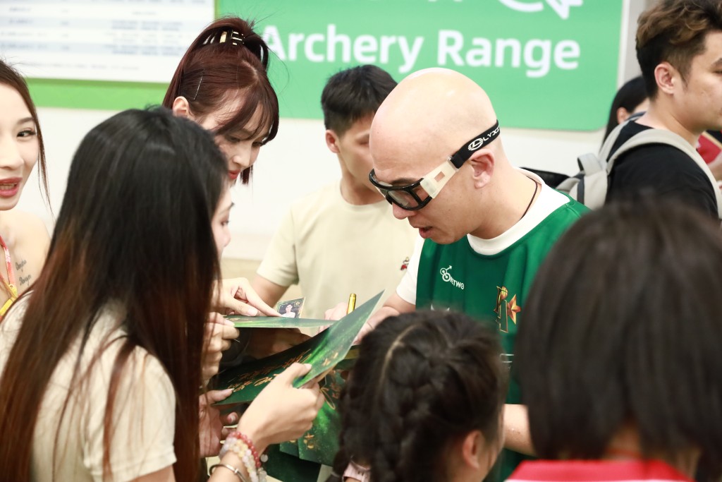 彭迪安深受現場粉絲歡迎。