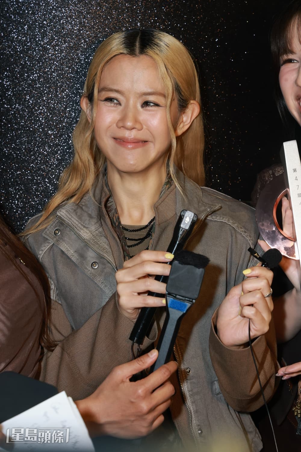 GAO及芯駖表示對頒獎禮場地感覺陌生。