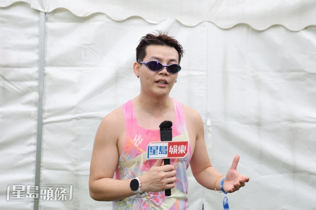 保錡給予跑步貼士，指身形較肥胖人士開始時首先要減磅。