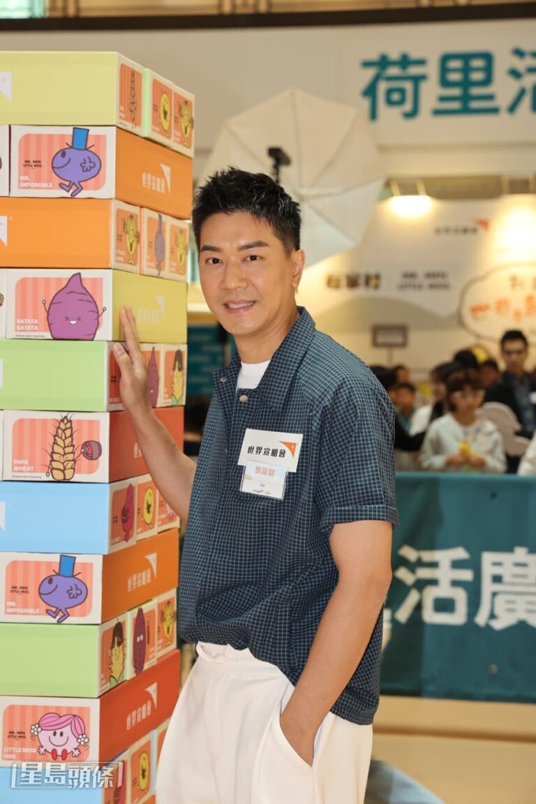 黎諾懿父子慈善活動談惜食 9歲小春雞拒做肥仔 為李佳芯新劇送暖