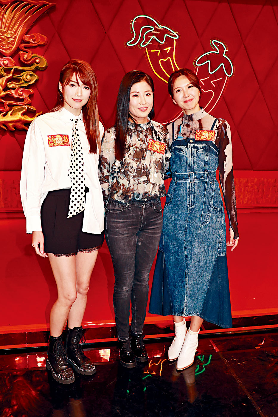 連詩雅（左）、周家蔚（中）、吳若希齊分享夫妻相處之道。