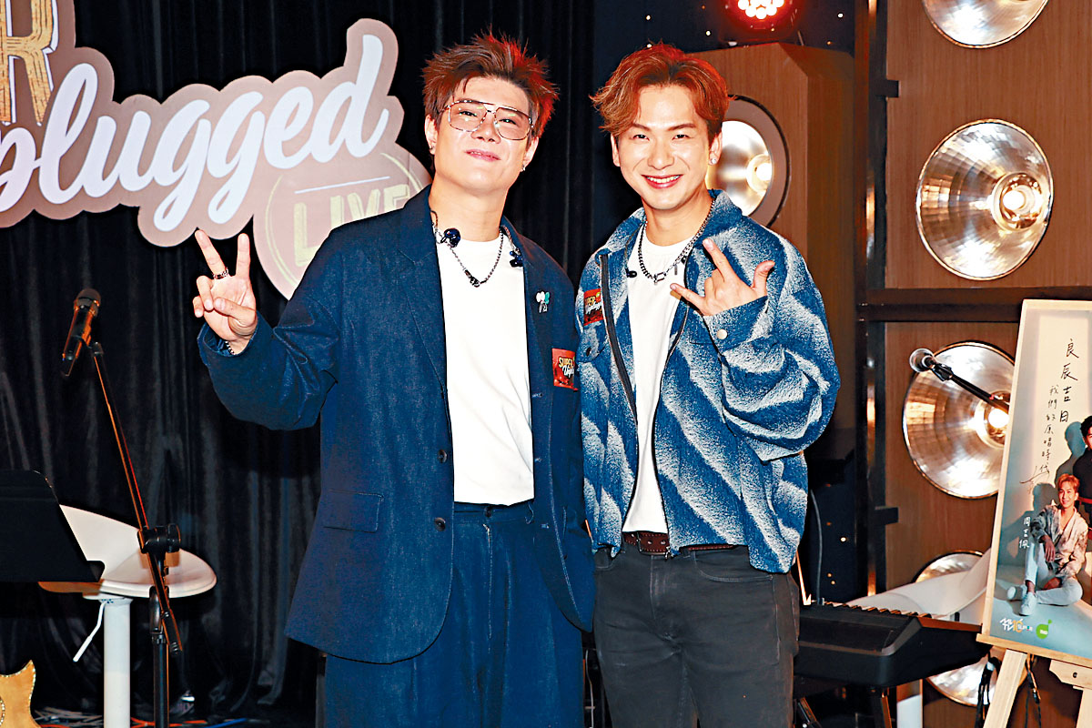 網民覺得周吉佩（右）「熱情奔放」，張與辰就「憂鬱才氣」。