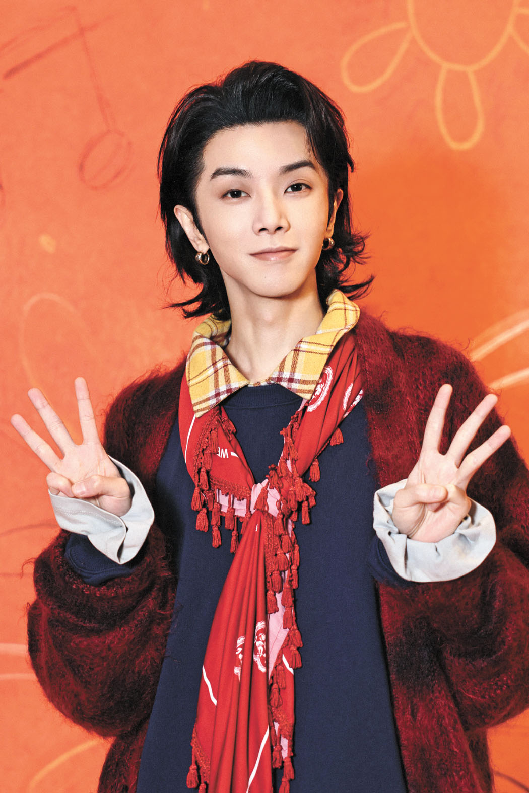 華晨宇 .c2/c3 華晨宇演唱會以「火星」為主題，風格獨特，圖為演出現場。網上圖片