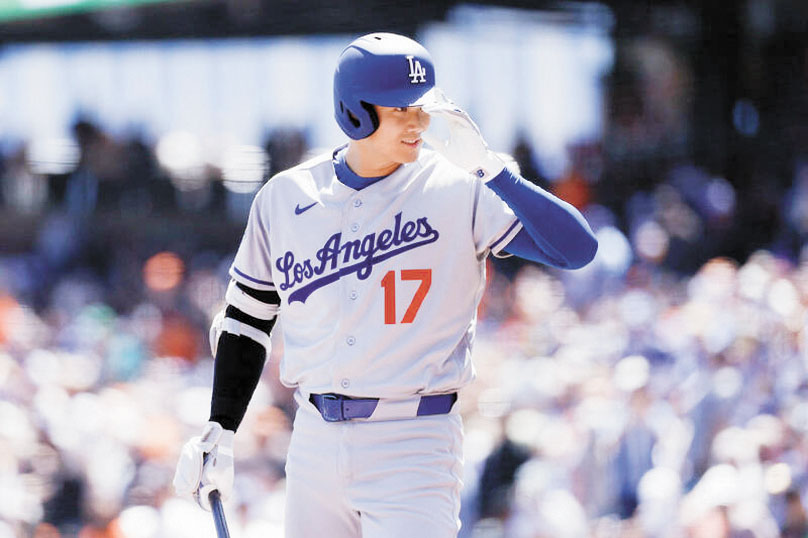 大谷翔平近10場打擊率下降，道奇教頭點出問題是有點焦躁。路透社