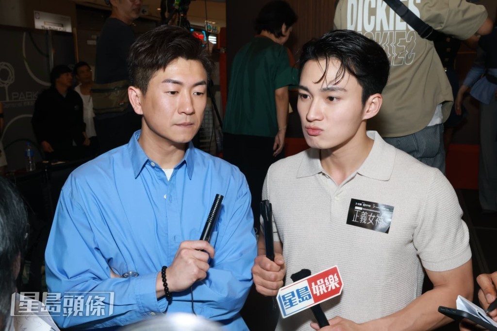 周嘉洛強調圈中靚仔眾多，自己是以才華取勝。