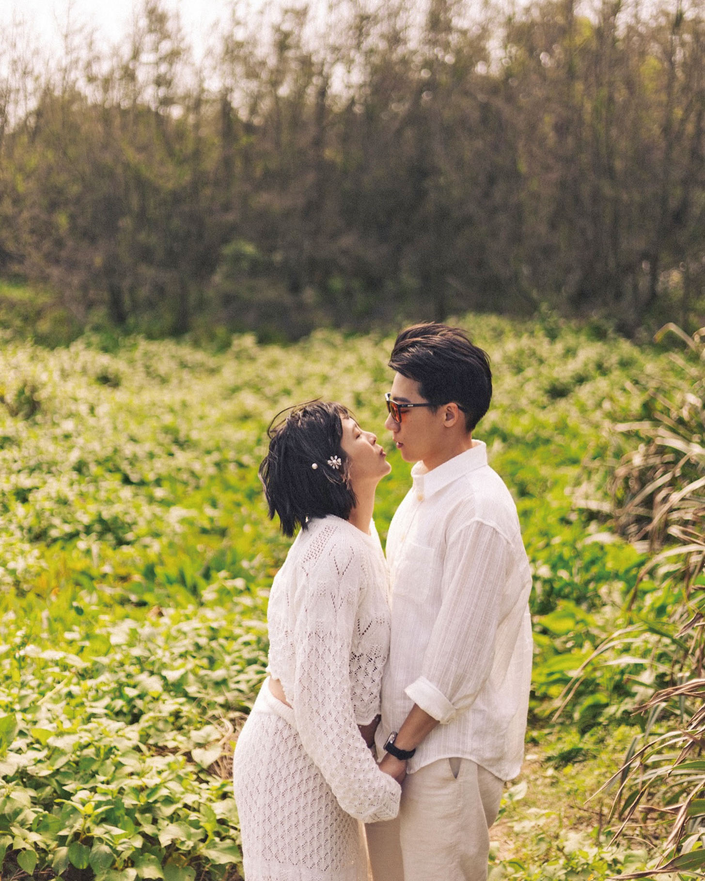 黃沐妍與老公Norman。網上圖片 .c3/.c4 黃沐妍參加「最強市民飆5K」活動，挺著孕肚跑完馬拉松。網上圖片