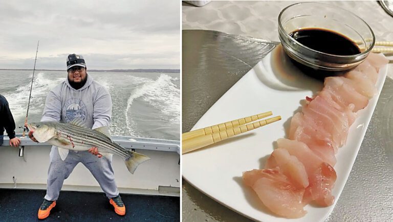 迪亞茲多年來一直享受著親手捕獲的哈德遜河生魚片。 Pierfishingnewyork Instagram圖片